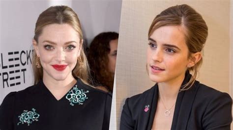 Hacked photos show actresses Emma Watson and Amanda。